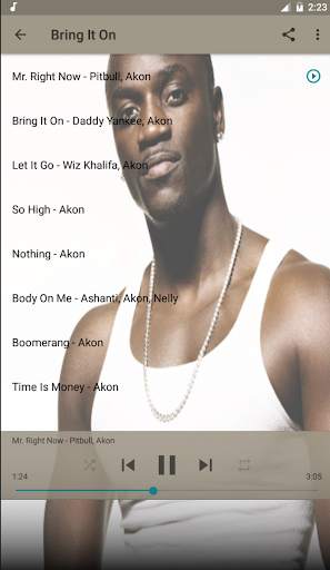 Akon Top Music Free screenshot 2