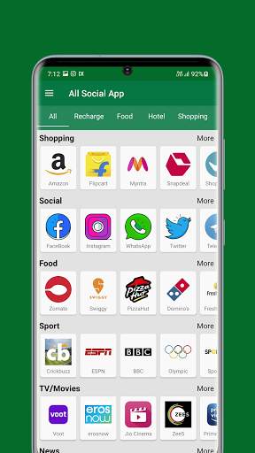All social app screenshot 1