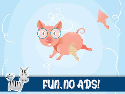 Animals Puzzle 😻 🙈 🐢 🐓 🦄 Free Fun Educational screenshot 1