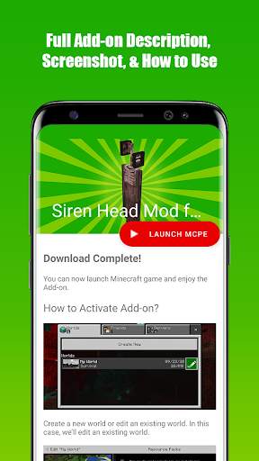Siren Head Mod for MCPE screenshot 4