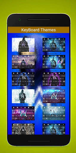 Alan Walker Keyboard Theme screenshot 2