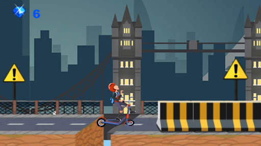 Scooter Rider : Free offline Game screenshot 1