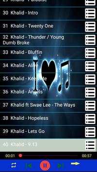 Khalid خالد كل اغاني بدون انترنت 4 تصوير الشاشة
