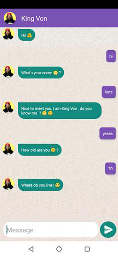 King Von Fake Video Call - Kin screenshot 4