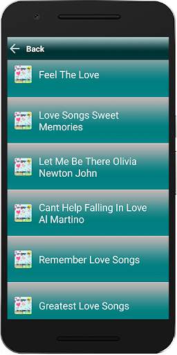 Love Songs MP3 Sweet Memories screenshot 4