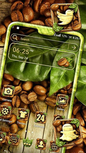 Coffee Beans Launcher Theme screenshot 1