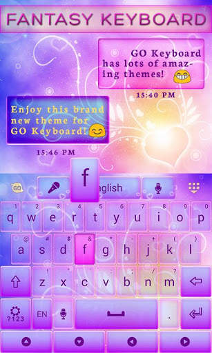 Fantasy GO Keyboard Theme screenshot 4
