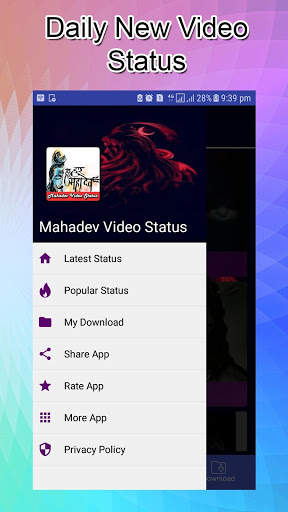 Mahadev Video Status स्क्रीनशॉट 2