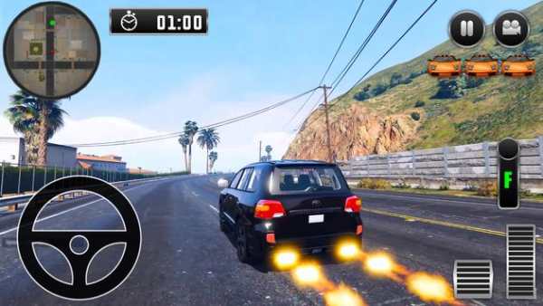 Driving Suv Toyota Car Simulator screenshot 1