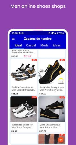 Shoes for men, Online shopping screenshot 3