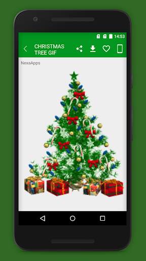 Christmas Tree GIF 4 تصوير الشاشة