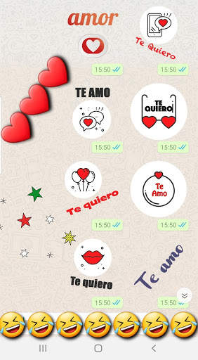 Amor Stickers Para WhatsApp - WAStickerApps screenshot 1