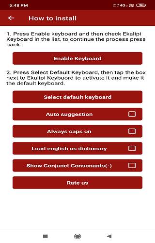 Ekalipi keyboard 5.2 - For all languages स्क्रीनशॉट 14