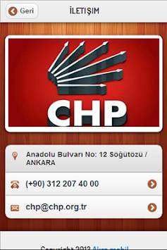 Chp Mobil Uygulama screenshot 2