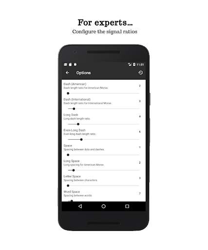 Morse Translator - Morse Code & Editable Alphabet screenshot 5