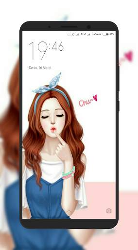 Laura Cute Wallpaper screenshot 3