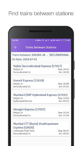 Indian Railway Enquiry : Where is my Train screenshot 6