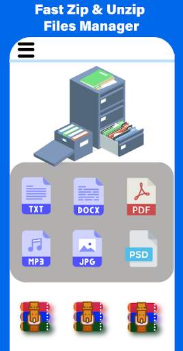 File Archiver: ZIP RAR File Extractor & Fast Zip screenshot 1