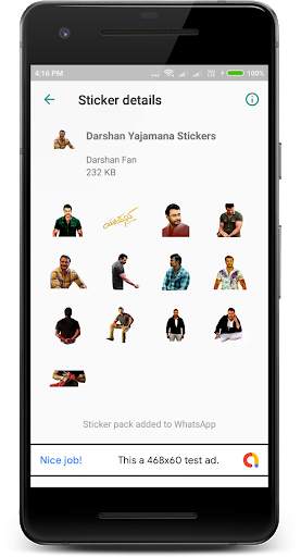 Darshan Kannada Stickers- WAStickerApp screenshot 2