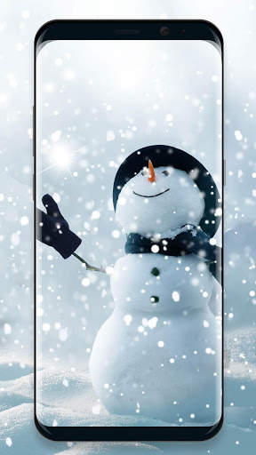 Frozen Winter - Snow Live Wallpaper screenshot 1