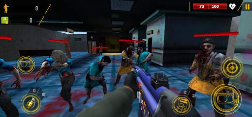 Zombie shooter - permainan zombie screenshot 1
