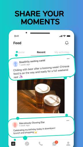 Connecting-1:1 audio chat, when you're bored screenshot 8