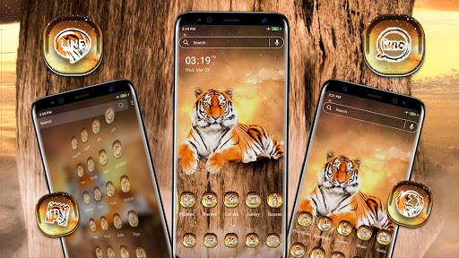 Royal Tiger Launcher Theme screenshot 4