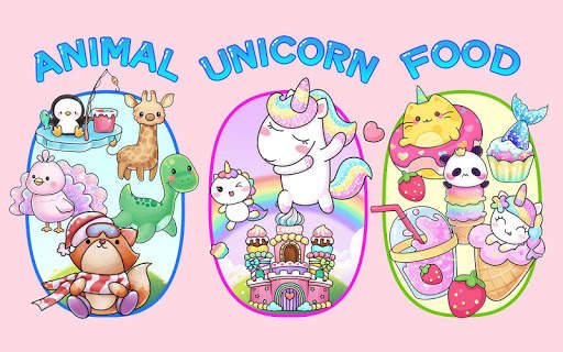 Animated Coloring for Kids - Unicorn and Princess screenshot 8
