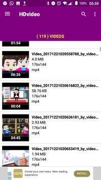 HDvideo screenshot 1