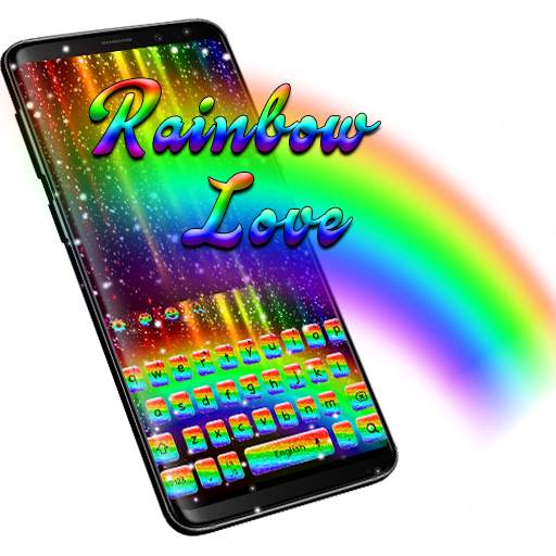 Rainbow Love Keyboard 10001002