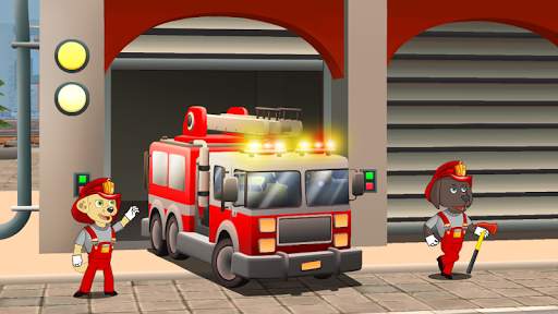 Kids racing. Puppy patrol screenshot 4