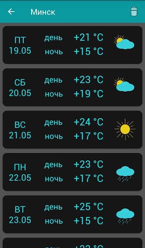 Погода РБ screenshot 3
