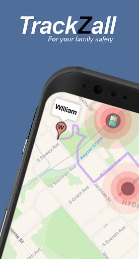 TrackZall - Family Locator & Safety: alert, video screenshot 1
