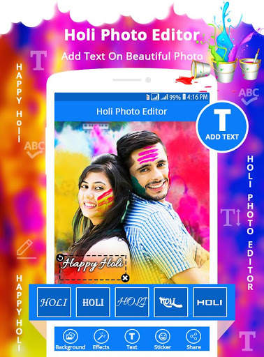 Holi Photo Editor 2018 |  Happy Dhueti screenshot 3