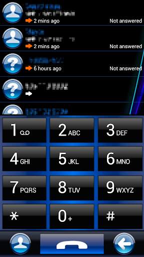 THEME AERO BLUE FOR EXDIALER screenshot 2