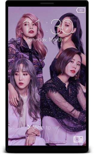 Mamamoo Lock Screen 4 تصوير الشاشة