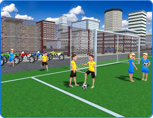 Kids School Highway Traffic Bike Racing screenshot 14