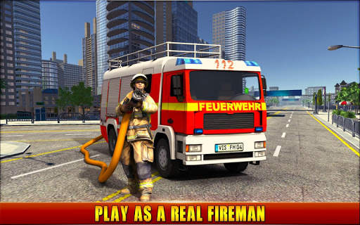 Firefighter Simulator 2018: Real Firefighting Game screenshot 1