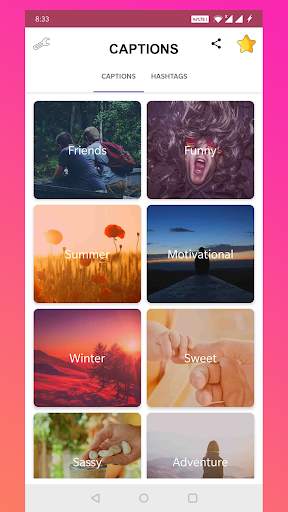 Caption Plus for Instagram and Facebook photos screenshot 1