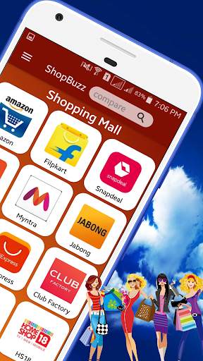 All in One Shopping App Browser- ShopBuzz(No-Ads) screenshot 3