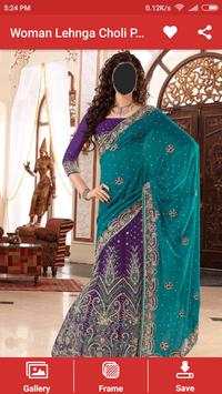 Woman Lehnga Choli Photo Montage screenshot 5