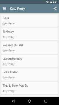 Katy Perry Lyrics screenshot 2