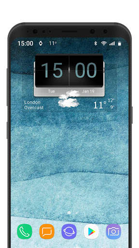 3D Flip Clock Theme Pack 03 screenshot 1