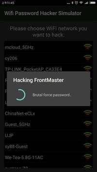 Wifi Password Hacker Simulator screenshot 2