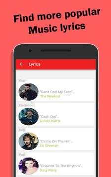 Lyrics Music screenshot 1