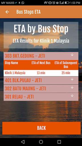 Rapid Penang Bus Journey Planner screenshot 5