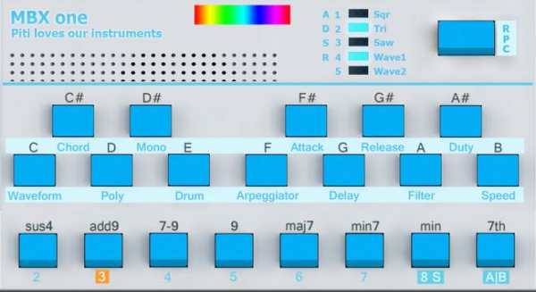 Mini Synth MBX one स्क्रीनशॉट 2