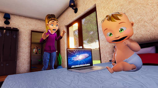 Virtual Baby Life Simulator - Baby Care Games 3D screenshot 5