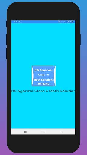 RS Aggarwal Class 6 Math Solution Offline - 2020 screenshot 1