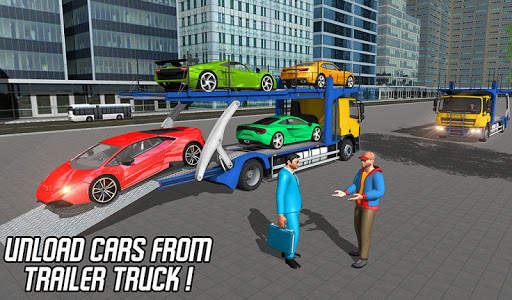 Cargo Airplane: Car Transporter Truck Driving Game screenshot 11